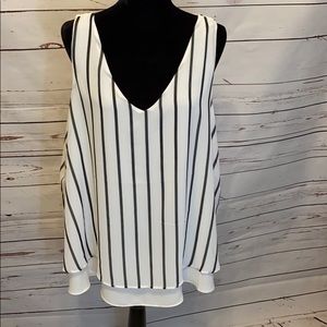 NWT TORRID Stripped Double Layer Tank Top size 1